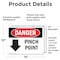 Signmission Safety Culture Sign, 14 in Width, Vinyl Decal, Rectangle OS-2PACK-DS-D-1014-L-1716 - alternate 4
